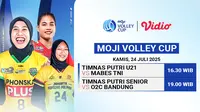 Jangan Lewatkan Streaming Moji Volley Cup 2025 - Uji Coba Timnas Voli Putri Indonesia di Vidio
